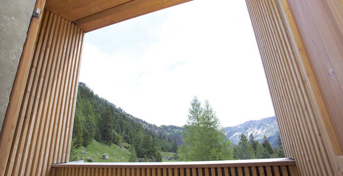 Centro Pro Natura Lucomagno - vista dal balcone